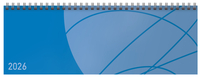 Tischkalender quer Professional Colourlux 2026 blau