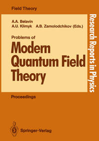 Problems of Modern Quantum Field Theory