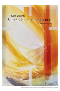 Jahreslosung Eberhard Münch 2026, Kunstdruck 40 x 60 cm