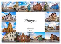 Wolgast Impressionen (Tischkalender 2025 DIN A5 quer), CALVENDO Monatskalender