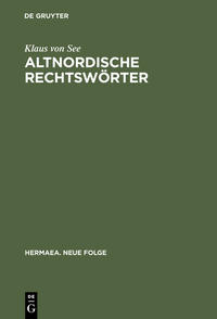 Altnordische Rechtswörter