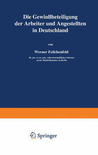 Die Gewinnbeteiligung der Arbeiter und Angestellten in Deutschland