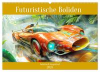 Futuristische Boliden - Asiatisch inspiriert (Wandkalender 2025 DIN A2 quer), CALVENDO Monatskalender