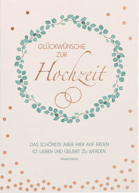 Glückwünsche zur Hochzeit