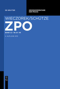 Zivilprozessordnung und Nebengesetze / §§ 24-49