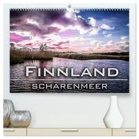 Finnland Schärenmeer (hochwertiger Premium Wandkalender 2025 DIN A2 quer), Kunstdruck in Hochglanz