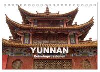 Yunnan - Reiseimpressionen (Tischkalender 2025 DIN A5 quer), CALVENDO Monatskalender