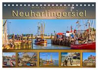 Reise an die Nordsee - Neuharlingersiel (Tischkalender 2025 DIN A5 quer), CALVENDO Monatskalender