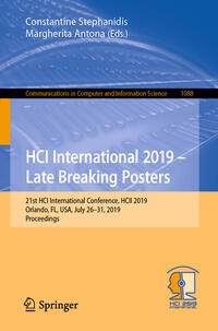 HCI International 2019 – Late Breaking Posters