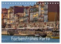 Farbenfrohes Porto (Tischkalender 2025 DIN A5 quer), CALVENDO Monatskalender