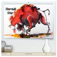 Sternbild Stier (hochwertiger Premium Wandkalender 2025 DIN A2 quer), Kunstdruck in Hochglanz