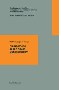 Kleinbetriebe in den neuen Bundesländern