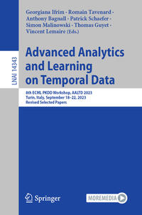 Advanced Analytics and Learning on Temporal Data