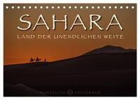 Sahara - Land der unendlichen Weite (Tischkalender 2025 DIN A5 quer), CALVENDO Monatskalender