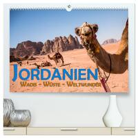 Jordanien - Wadis - Wüste - Weltwunder (hochwertiger Premium Wandkalender 2025 DIN A2 quer), Kunstdruck in Hochglanz