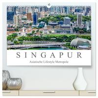 Singapur - Asiatische Lifestyle Metropole (hochwertiger Premium Wandkalender 2025 DIN A2 quer), Kunstdruck in Hochglanz