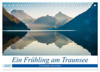 Ein Frühling am Traunsee - Verträumte Ansichten (Tischkalender 2025 DIN A5 quer), CALVENDO Monatskalender