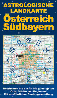 Astrologische Landkarte Österreich Südbayern