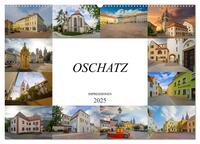 Oschatz Impressionen (Wandkalender 2025 DIN A2 quer), CALVENDO Monatskalender