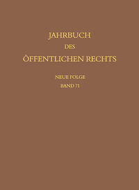 Jahrbuch des öffentlichen Rechts der Gegenwart. Neue Folge