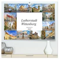 Lutherstadt Wittenberg Impressionen (hochwertiger Premium Wandkalender 2025 DIN A2 quer), Kunstdruck in Hochglanz