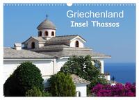 Griechenland - Insel Thassos (Wandkalender 2025 DIN A3 quer), CALVENDO Monatskalender