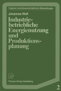 Industriebetriebliche Energienutzung und Produktionsplanung