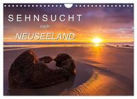 Sehnsucht nach Neuseeland (Wandkalender 2025 DIN A4 quer), CALVENDO Monatskalender