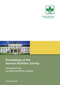 Proceedings of the German Nutrition Society - Vol. 24 (2018)