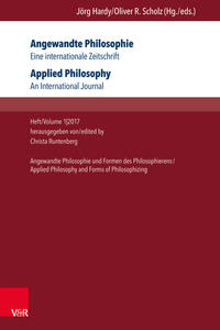 Angewandte Philosophie. Eine internationale Zeitschrift / Applied Philosophy. An International Journal