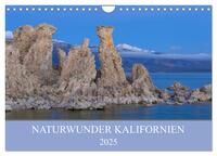 Naturwunder Kalifornien (Wandkalender 2025 DIN A4 quer), CALVENDO Monatskalender