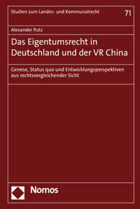 Das Eigentumsrecht in Deutschland und der VR China