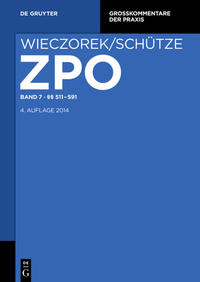 Zivilprozessordnung und Nebengesetze / §§ 511-591