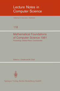 Mathematical Foundations of Computer Science 1981