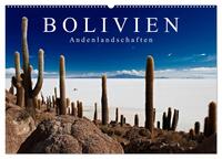 Bolivien Andenlandschaften "CH-Version" (Wandkalender 2025 DIN A2 quer), CALVENDO Monatskalender