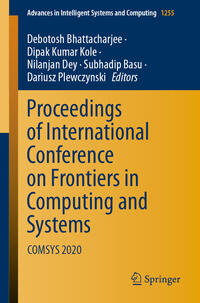 Proceedings of International Conference on Frontiers in Computing and Systems