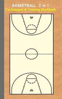 Basketball 2 in 1 Tacticboard and Training Workbook