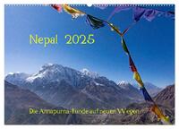 NEPAL - rund um die Annapurna (Wandkalender 2025 DIN A2 quer), CALVENDO Monatskalender