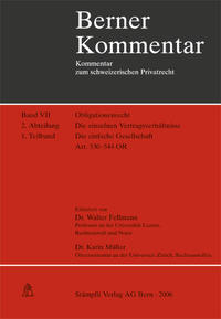 Obligationenrecht: Die einzelnen Vertragsverhältnisse, Gesellschaftsrecht, Wertpapierrecht, Art. 363-1186 / Kauf und Tausch - Die Schenkung. Art. 184-252 / Die einfache Gesellschaft - Art. 530-544 OR Die einzelnen Vertragsverhältnisse Obligationenrecht