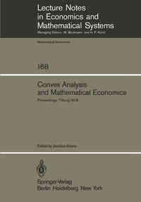 Convex Analysis and Mathematical Economics