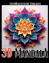 3D Mandala Malbuch „Black & White“