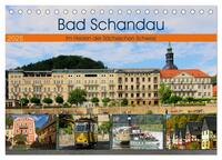 Bad Schandau – Im Herzen der Sächsischen Schweiz (Tischkalender 2025 DIN A5 quer), CALVENDO Monatskalender