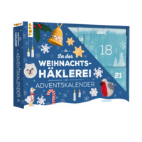 In der Weihnachtshäklerei - Der Adventskalender mit Material und Anleitungsbuch für 24 Häkelprojekte