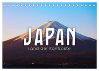 Japan - Land der Kontraste (Tischkalender 2025 DIN A5 quer), CALVENDO Monatskalender