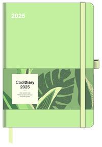 N NEUMANNVERLAGE - Matcha 2025 Cool Diary, 16x22cm, Wochenkalender mit Banderole und Lesebändchen, Tasche für Visitenkarte, Jahres- und Monatsübersicht, Mondphasen und internationales Kalendarium