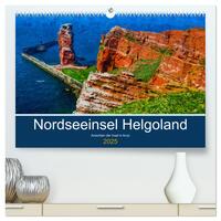 Nordseeinsel Helgoland - Ansichten der Insel in Acryl (hochwertiger Premium Wandkalender 2025 DIN A2 quer), Kunstdruck in Hochglanz