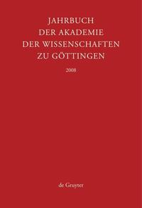 Jahrbuch der Göttinger Akademie der Wissenschaften / 2008