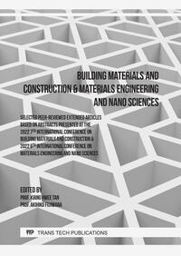 Building Materials and Construction & Materials Engineering and Nano Sciences