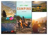 Let's start Camping (Wandkalender 2025 DIN A4 quer), CALVENDO Monatskalender