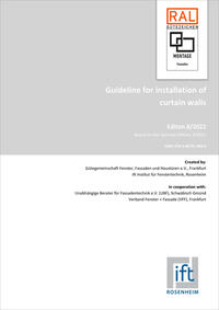 Guideline for installation of curtain walls